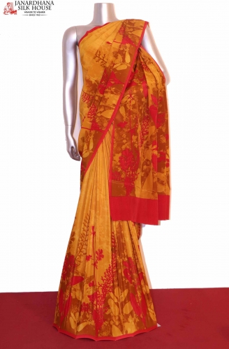 printed crepe silk sarees online